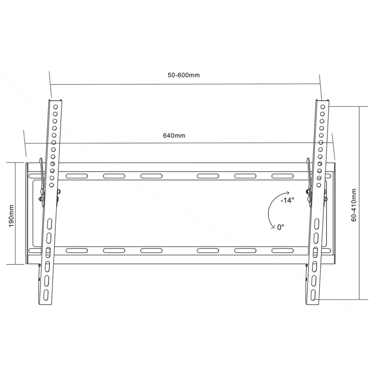 TV houder MacLean MC-605 32" 70" 55 kg